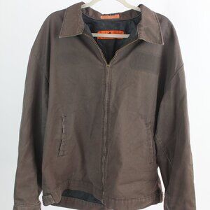Men's Brown Utility Jacket Size XL